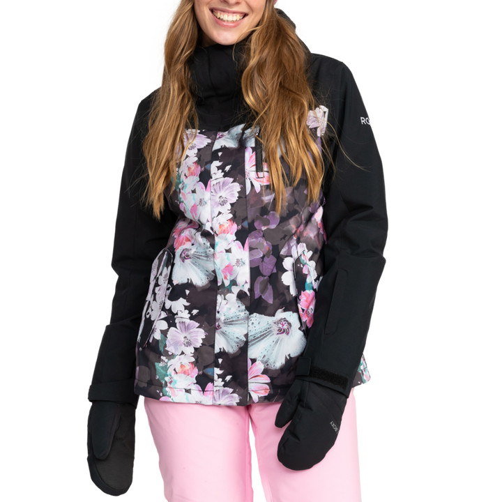 Roxy Jetty 3-in-1 Jacket - Women's True Black/Blurry Flower