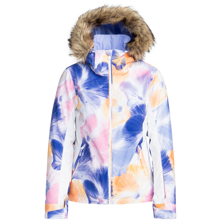 Roxy Jet Ski Jacket - Women's Bright White/Pansy Pansy