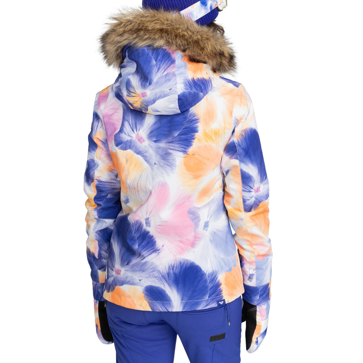 Roxy Jet Ski Jacket - Women's Bright White/Pansy Pansy