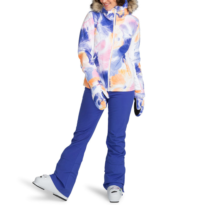 Roxy Jet Ski Jacket - Women's Bright White/Pansy Pansy