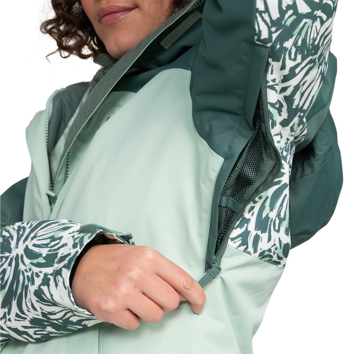 Roxy Jetty Block Jacket - Women's Dark Forest Wild