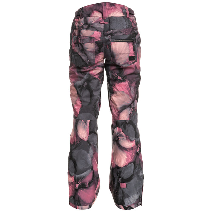Roxy Nadia Printed Pants - Women's True Black/Pansy Pansy