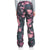 Roxy Nadia Printed Pants - Women's True Black/Pansy Pansy