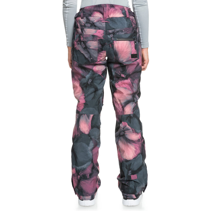 Roxy Nadia Printed Pants - Women's True Black/Pansy Pansy