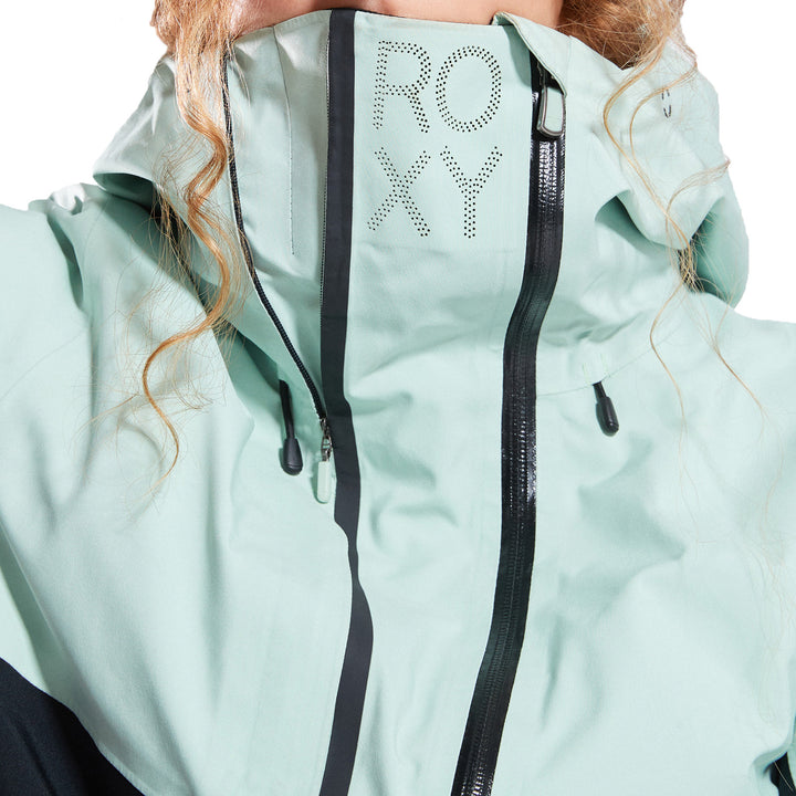 Roxy GORE-TEX Stretch Purelines Jacket - Women's Cameo Green