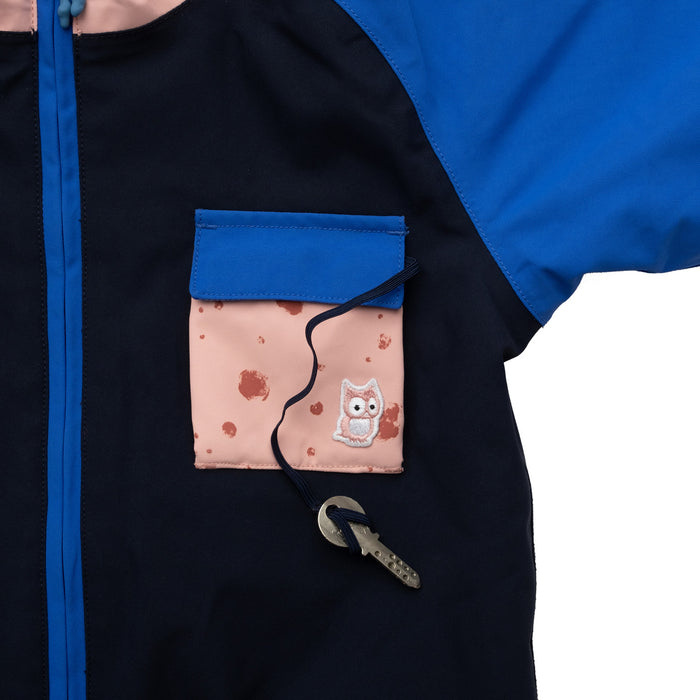 namuk Quest Snow Onepiece - Toddlers' True Navy/Sunset Rose