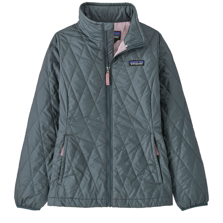 Patagonia Nano Puff Diamond Quilt Jacket - Kids' Nouveau Green