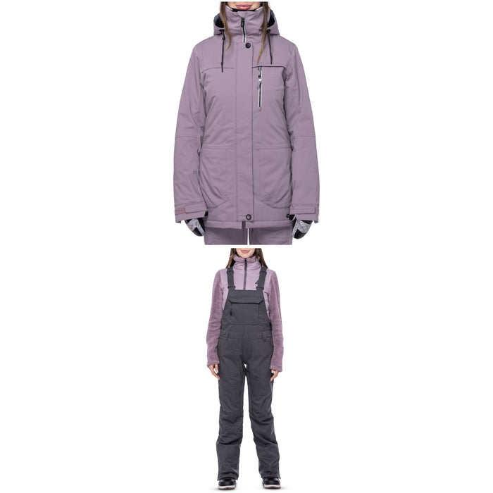686 Spirit Insulated Jacket + Black Magic Bibs - Women's 2023