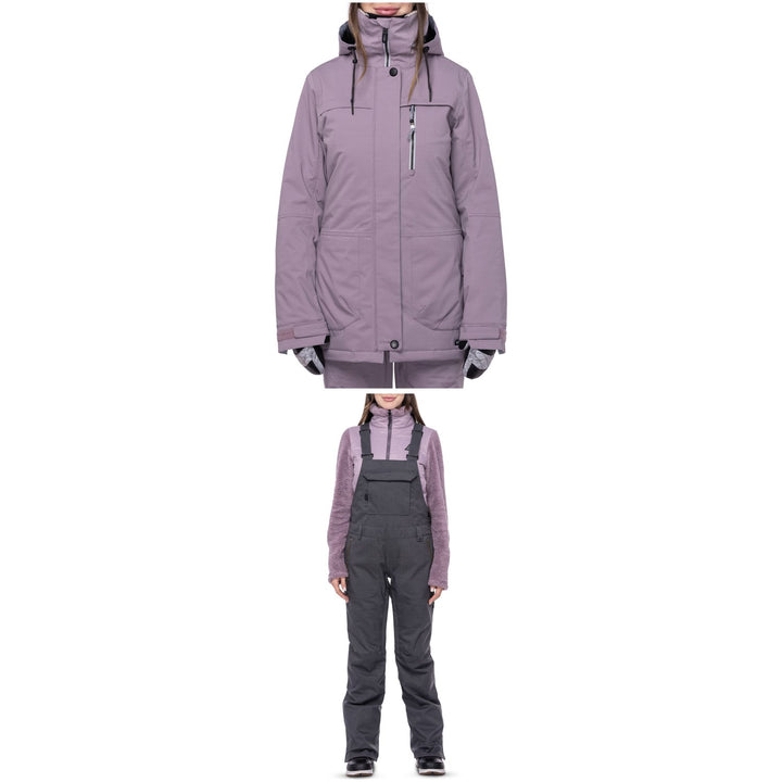 686 Spirit Insulated Jacket + Black Magic Bibs - Women's 2023