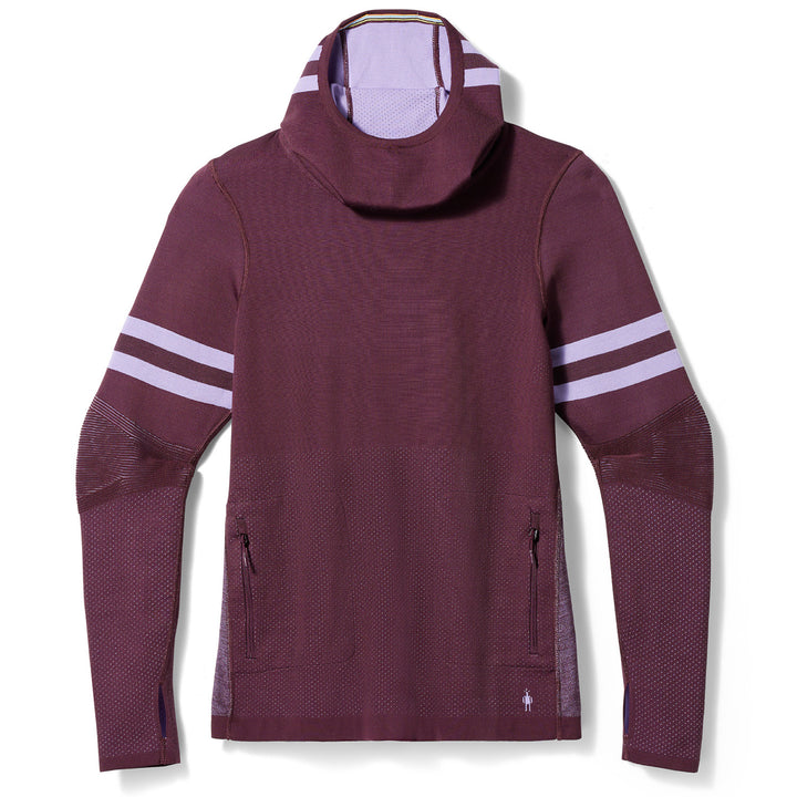 Smartwool Intraknit Merino Tech Pullover Hoodie - Women's Eggplant