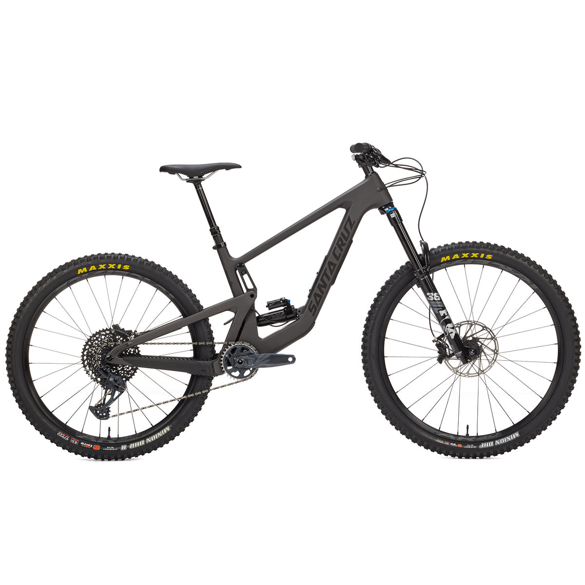 Santa Cruz Bronson 4.1 C S Complete Mountain Bike 2024 Matte Dark Matter