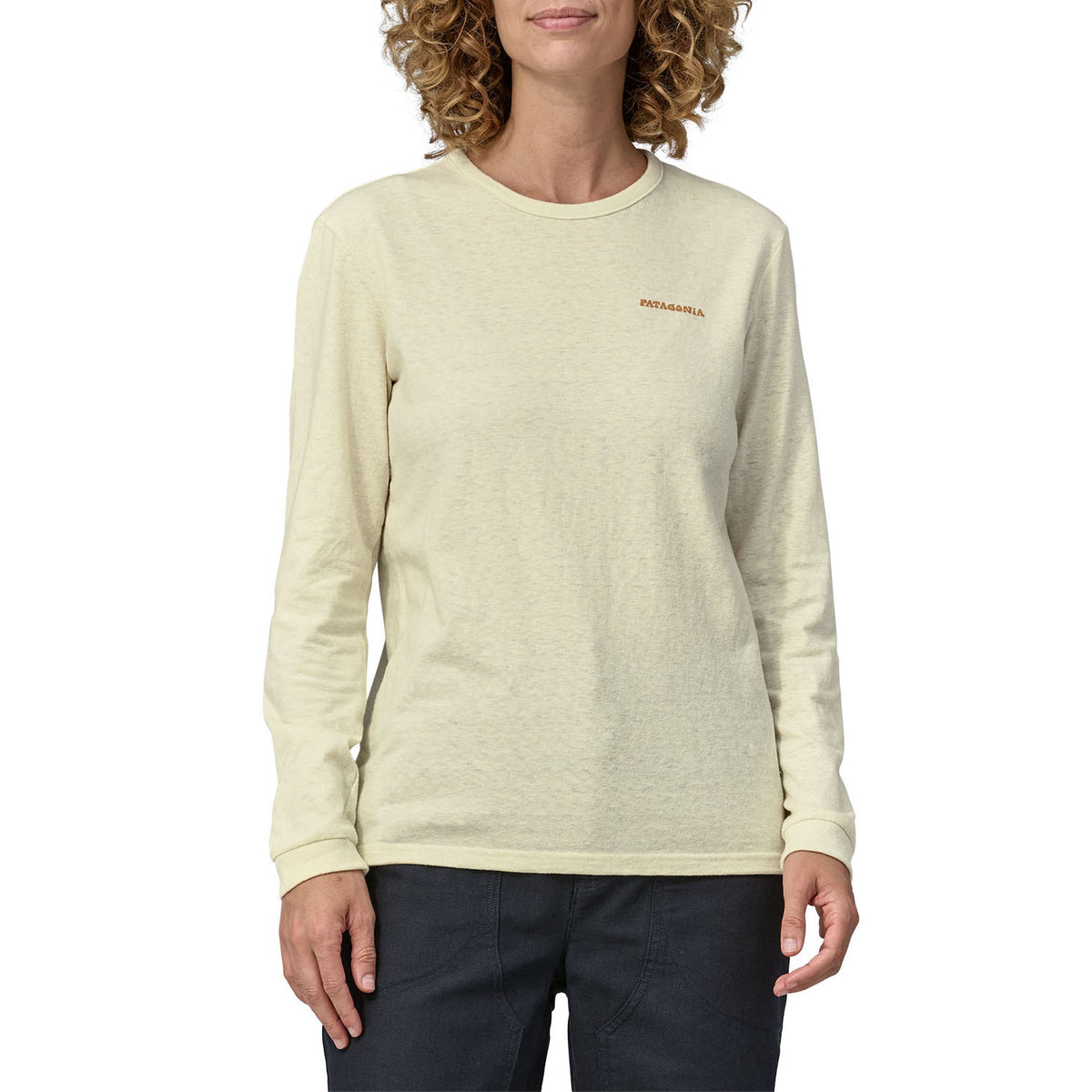 Patagonia Long-Sleeve How To Slide Responsibili T-Shirt - Women's Birch White