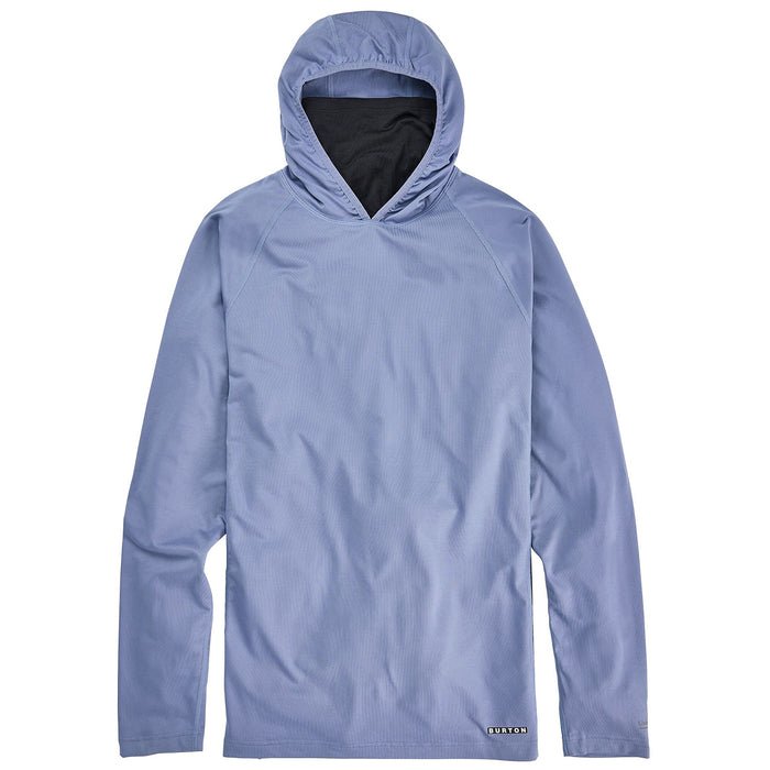 Burton Midweight X Long Neck Hooded Base Layer Top Slate Blue