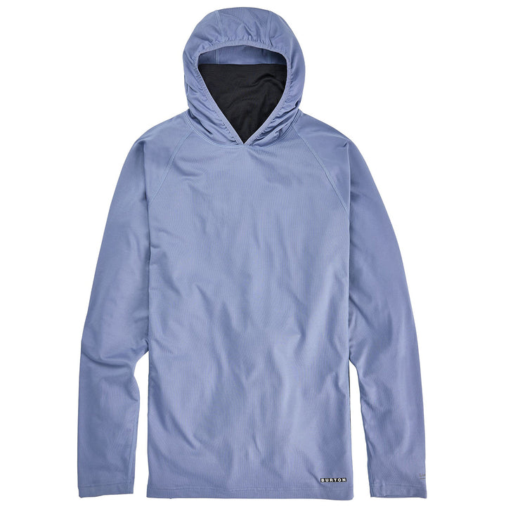 Burton Midweight X Long Neck Hooded Base Layer Top Slate Blue
