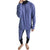 Burton Midweight X Long Neck Hooded Base Layer Top Slate Blue