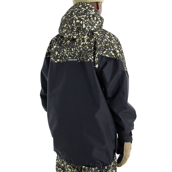Burton GORE-TEX Pillowline Anorak Jacket - Men's Sediment/True Black