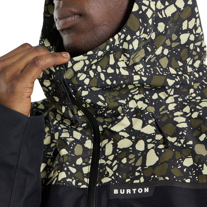 Burton GORE-TEX Pillowline Anorak Jacket - Men's Sediment/True Black