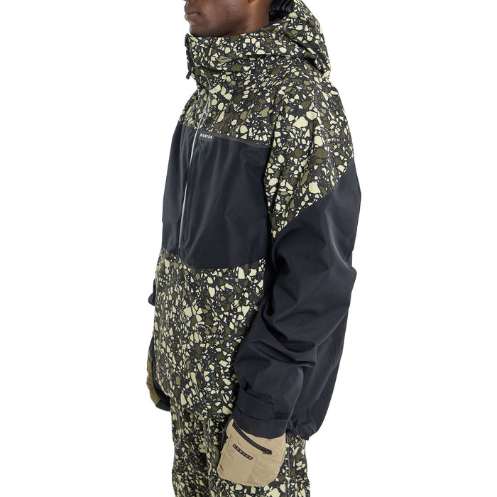 Burton GORE-TEX Pillowline Anorak Jacket - Men's Sediment/True Black