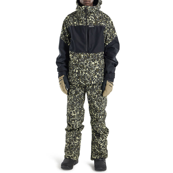 Burton GORE-TEX Pillowline Anorak Jacket - Men's Sediment/True Black