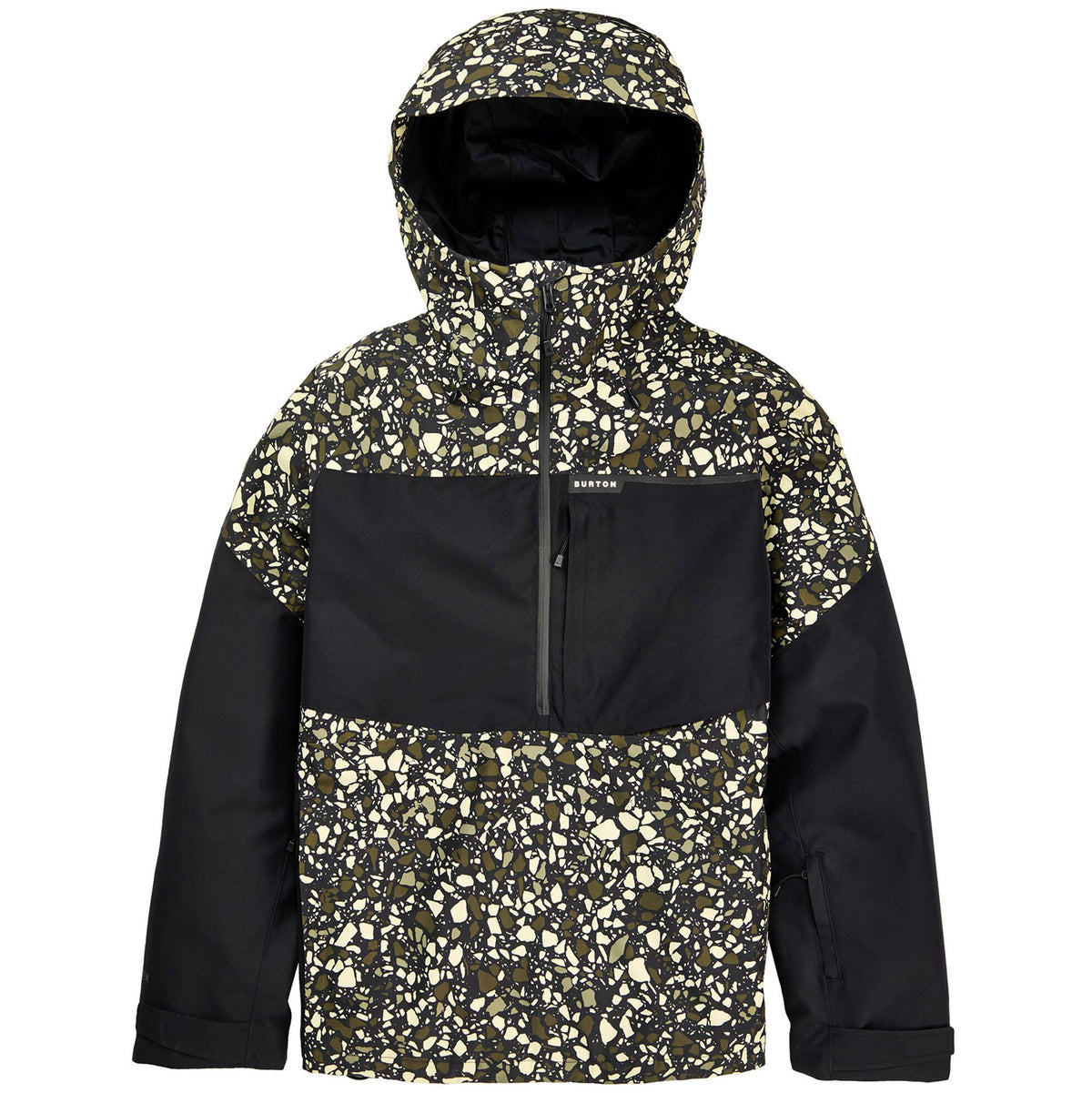 Burton GORE-TEX Pillowline Anorak Jacket - Men's Sediment/True Black