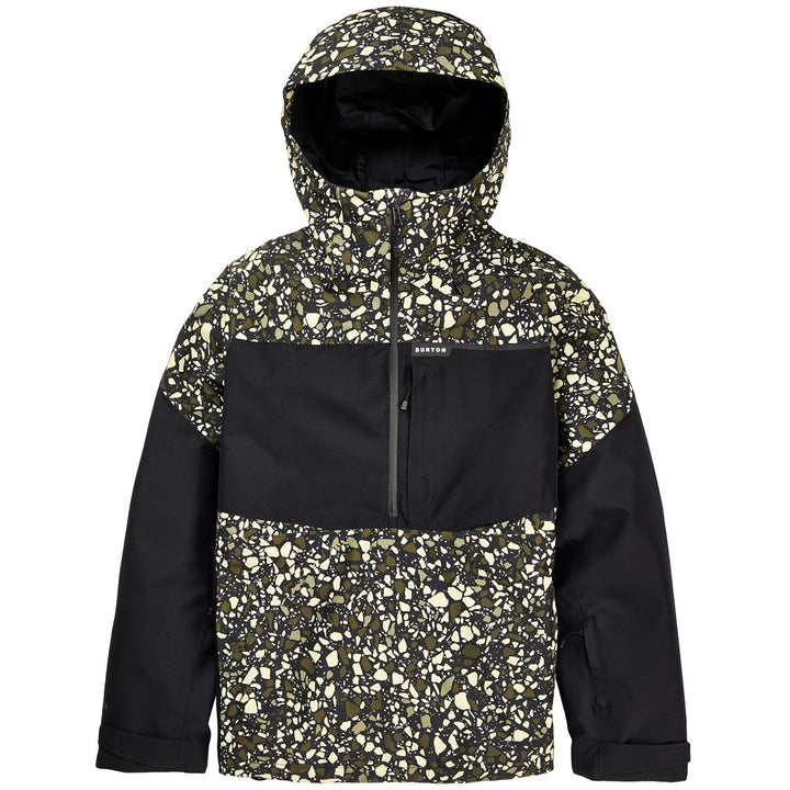 Burton GORE-TEX Pillowline Anorak Jacket - Men's Sediment/True Black