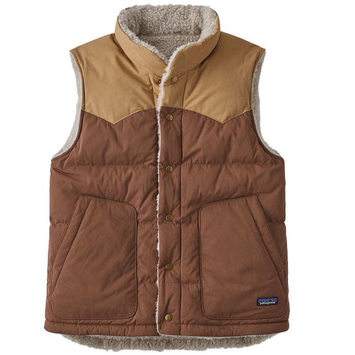 Patagonia Reversible Bivy Down Vest - Men's Moose Brown