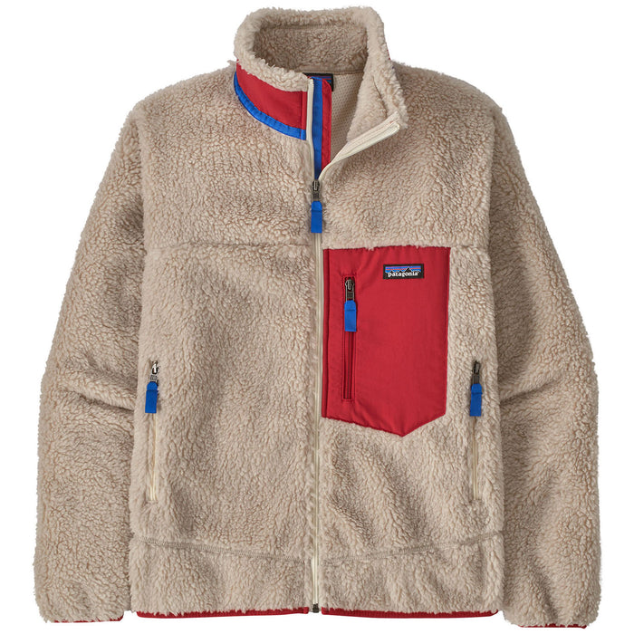 Patagonia Classic Retro-X® Jacket - Men's Natural w/Touring Red