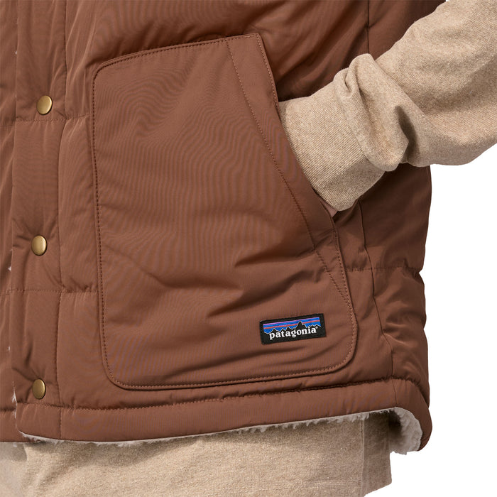 Patagonia Reversible Bivy Down Vest - Men's Moose Brown