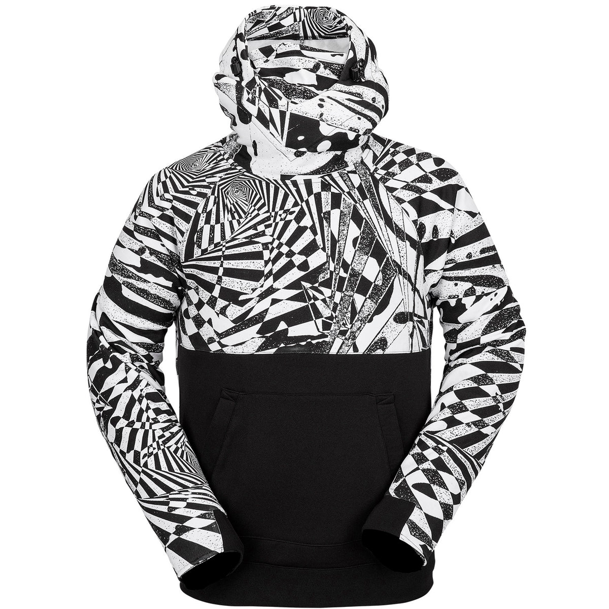 Volcom Hydro Riding Hoodie - Men's Black/White