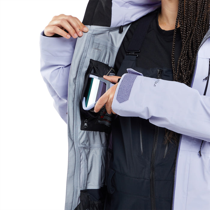 Volcom VS 3L Stretch GORE-TEX Jacket - Women's Lilac Ash