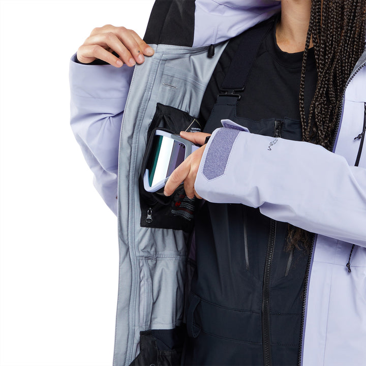 Volcom VS 3L Stretch GORE-TEX Jacket - Women's Lilac Ash