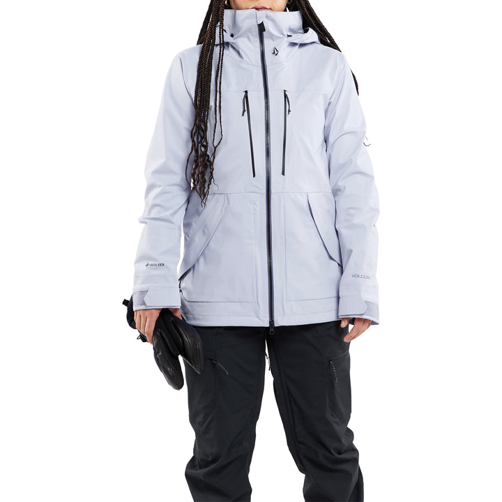 Volcom VS 3L Stretch GORE-TEX Jacket - Women's Lilac Ash