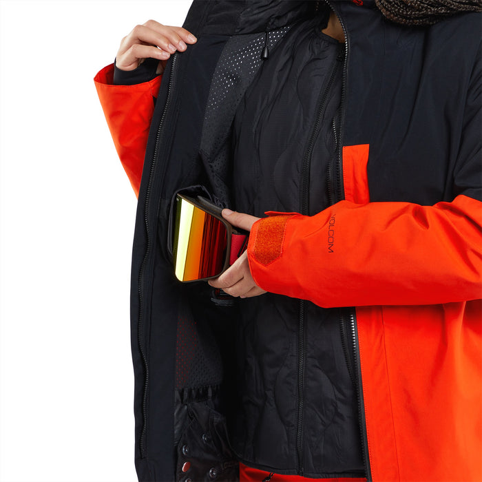 Volcom AW 3-In-1 GORE-TEX Jacket - Women's Orange Shock