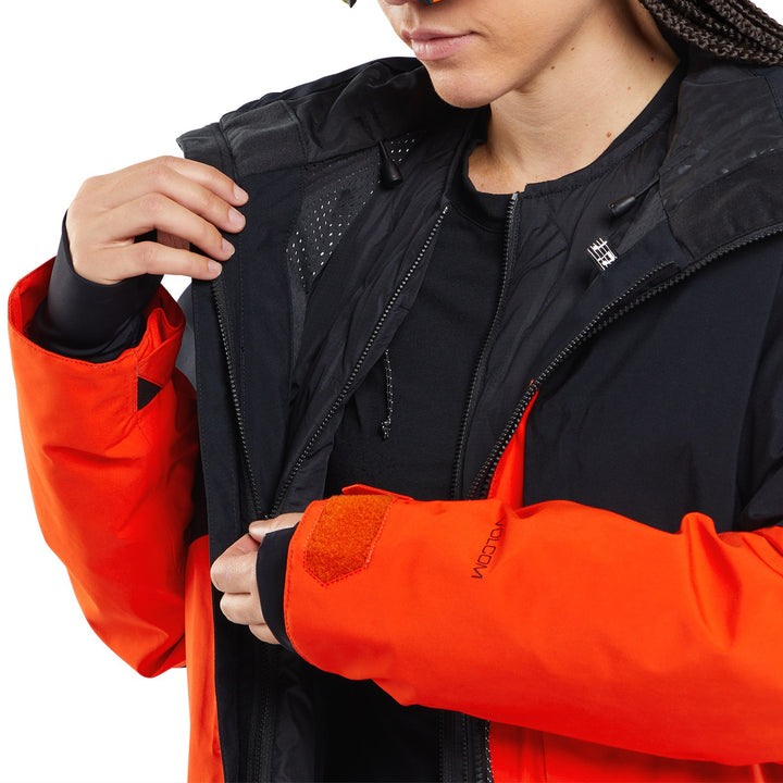 Volcom AW 3-In-1 GORE-TEX Jacket - Women's Orange Shock