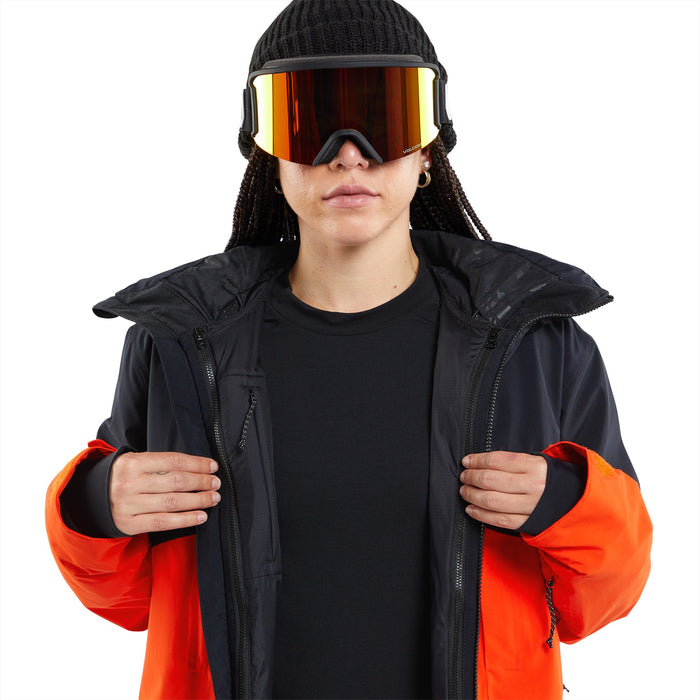 Volcom AW 3-In-1 GORE-TEX Jacket - Women's Orange Shock