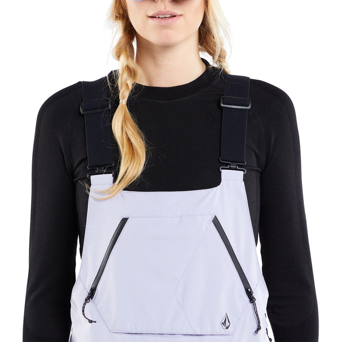 Volcom Elm Stretch GORE-TEX Bibs - Women's Lilac Ash