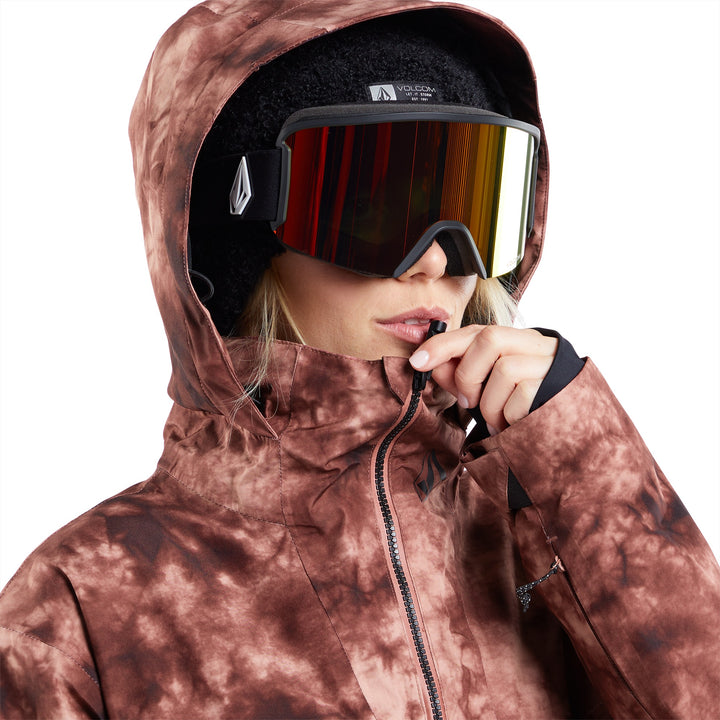 Volcom Fern Insulated GORE-TEX Pullover - Women's Pink Salt Wash