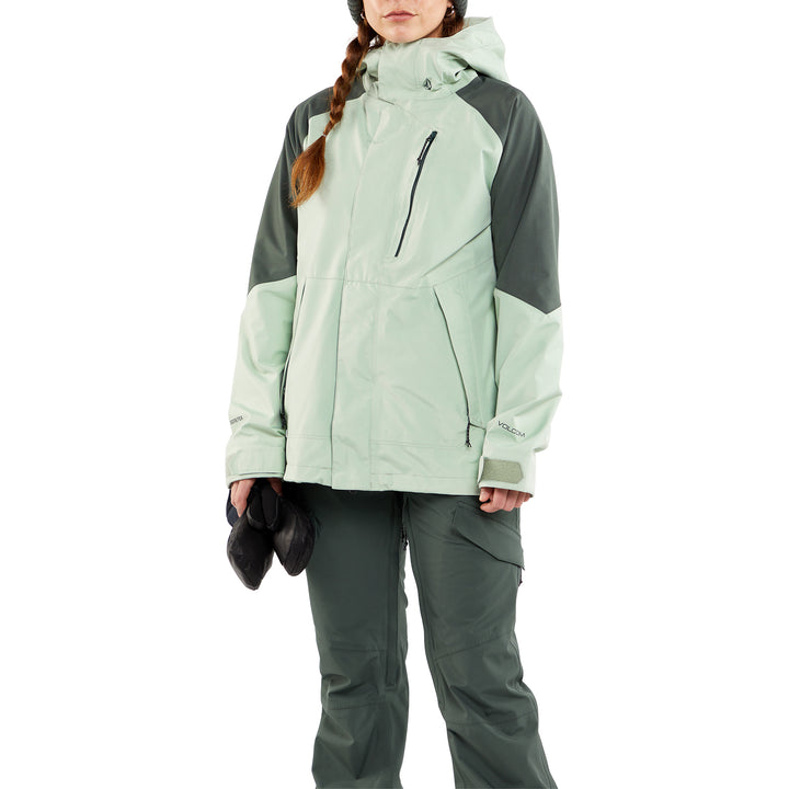 Volcom V.CO Aris GORE-TEX Jacket - Women's Sage Frost