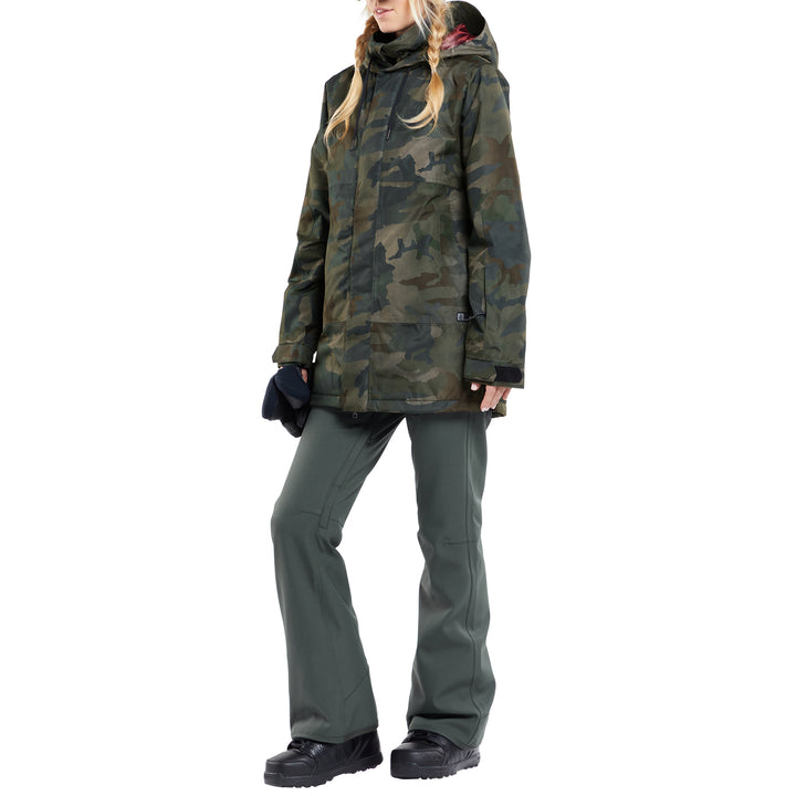 Volcom Paxson 2L TDS INF Parka - Women's Cloudwash Camo
