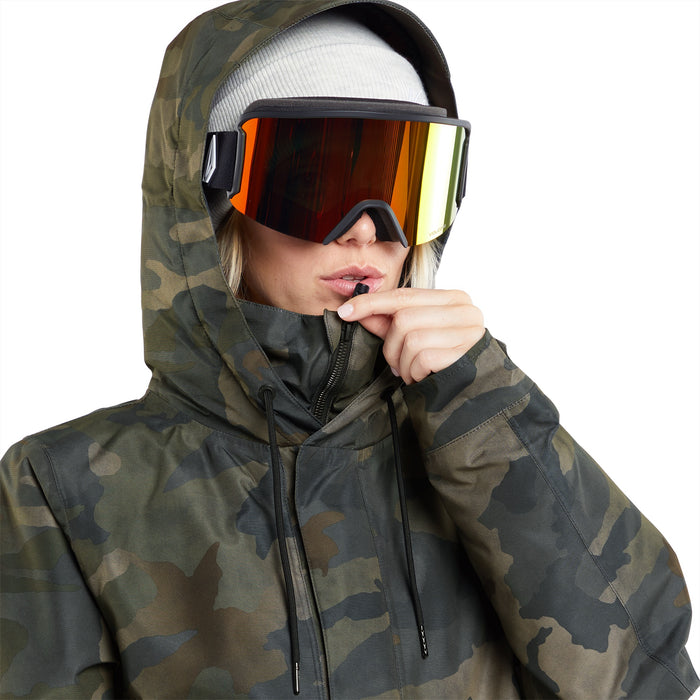 Volcom Paxson 2L TDS INF Parka - Women's Cloudwash Camo