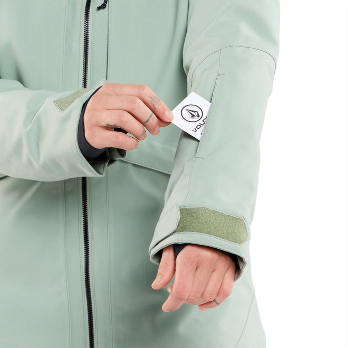 Volcom Shelter 3D Stretch Jacket - Women's Sage Frost