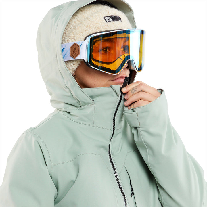 Volcom Shelter 3D Stretch Jacket - Women's Sage Frost