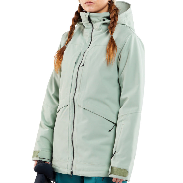 Volcom Shelter 3D Stretch Jacket - Women's Sage Frost