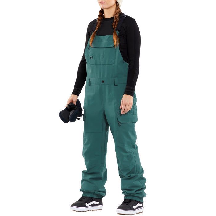 Volcom Creston 3D Stretch Bib Pants - Women's Balsam