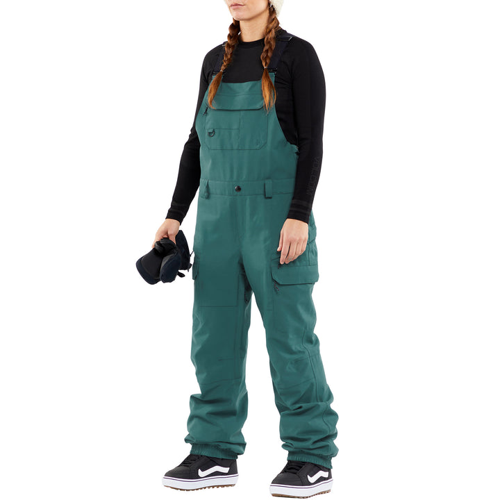 Volcom Creston 3D Stretch Bib Pants - Women's Balsam