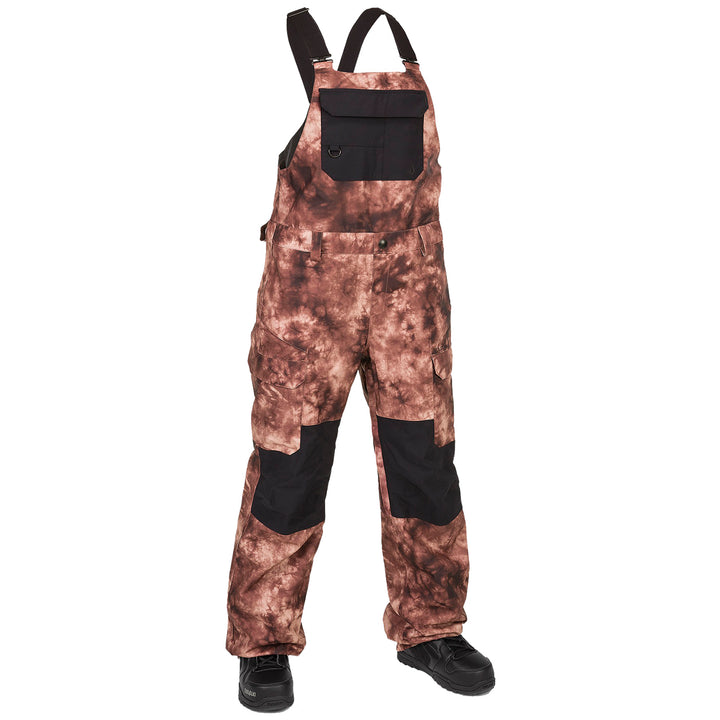 Volcom Creston 3D Stretch Bib Pants - Women's Pink Salt Wash