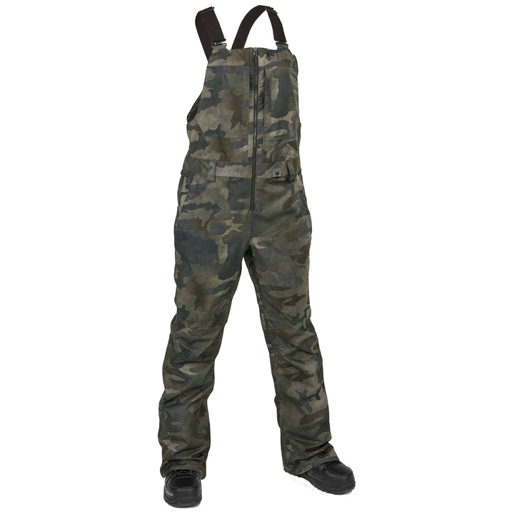 Volcom Swift Bib Overalls - Women's Cloudwash Camo