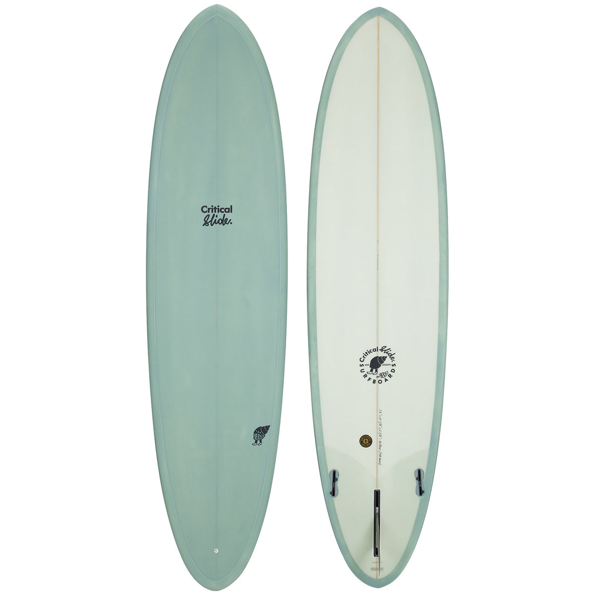 The Critical Slide Society Hermit PU Surfboard Jade