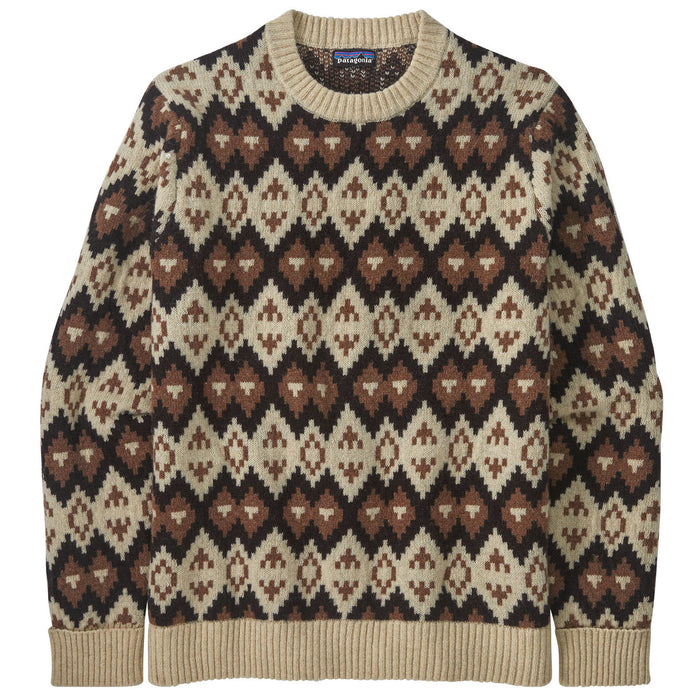 Patagonia Recycled Wool-Blend Sweater Morning Flight: Dark Natural