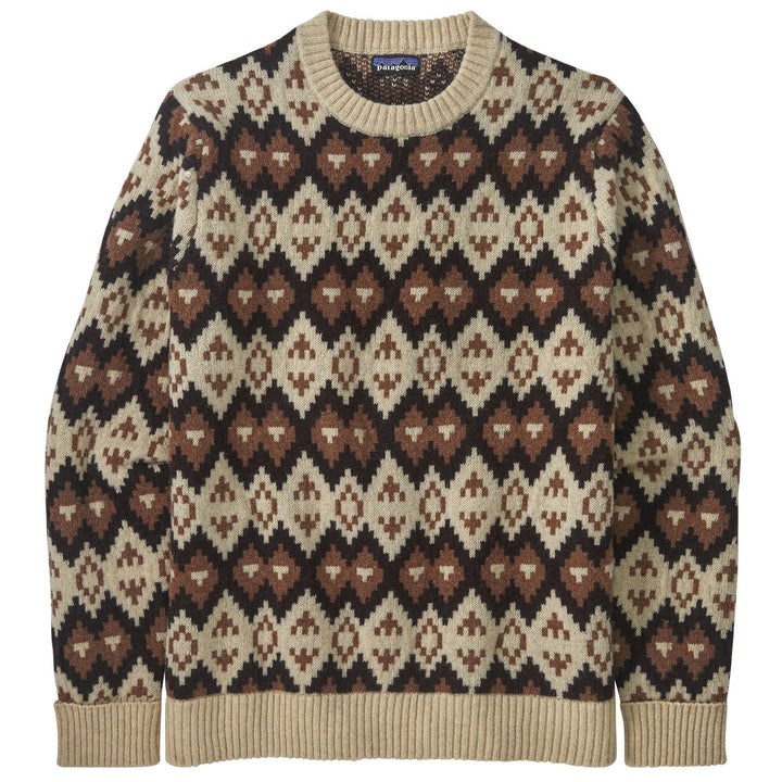 Patagonia Recycled Wool-Blend Sweater Morning Flight: Dark Natural